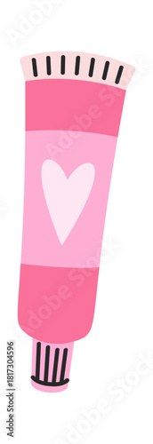 Cream tube Valentines day gift
