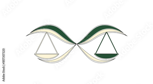 Abstract Concept Depicting Balance, Justice, And An Eternal Equilibrium