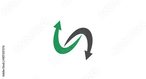 Abstract Concept Depicting Growth, Change, And The Flow of Information Visually