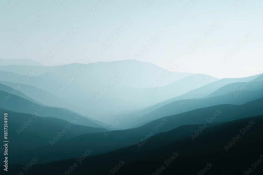 Fototapeta premium Lifestyle landscape, minimalist colors, high-resolution, trending on Adobe Stock, perfect lighting