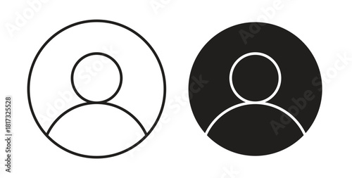 Login icons, vector symbols. filled flat sign