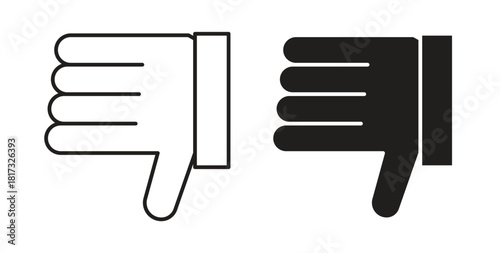 Office chair icons, vector symbols. filled flat sign