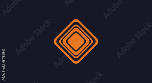 Abstract Geometric Design Featuring Ornate Diamond Shapes On A Dark Backdrop