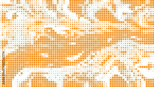 Orange Liquid Halftone Texture Vector for Artistic Poster Backgrounds, Modern Branding Concepts, Creative Abstract Layouts, Trendy Digital Design Use