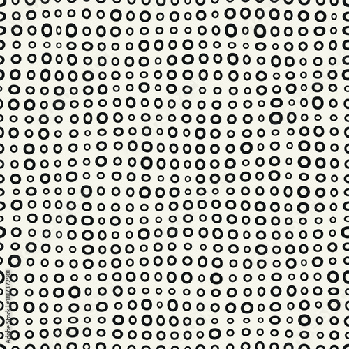 Vector seamless pattern. Modern spotted texture. Repeating, abstract background with dots. Graphic simple spots. Can be used as a swatch in Illustrator.