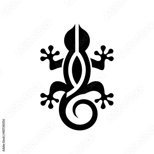 A solitary black silhouette of a stylized human figure in a dynamic pose isolated on transparent background silhouette