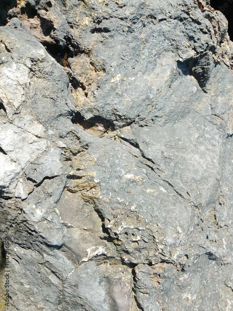 Fototapeta premium Rock stones textured background natural landscape background 