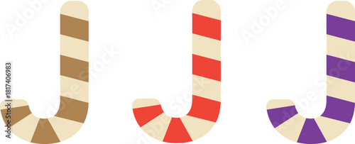 Candy Cane Vector Icon