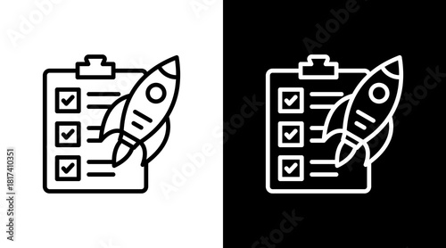 Release Checklist With Icon Set Design