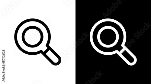 Search With Icon Set Design