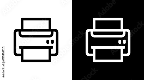 Print With Icon Set Design