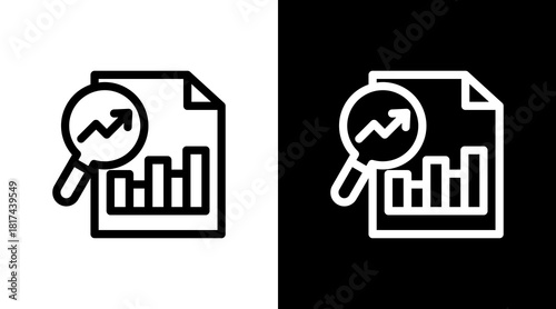 Analytics With Icon Set Design