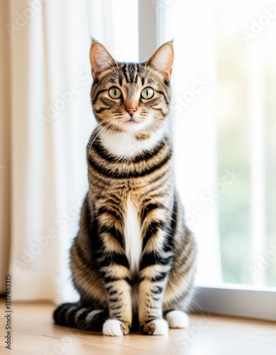 Cat sitting