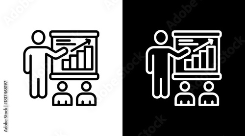 Presentation With Icon Set Design