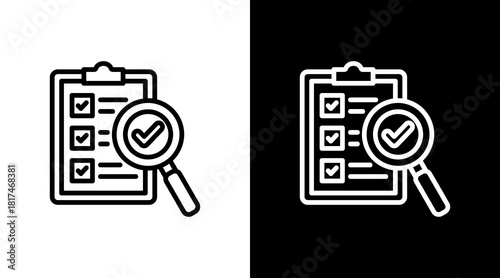 Inspection With Icon Set Design