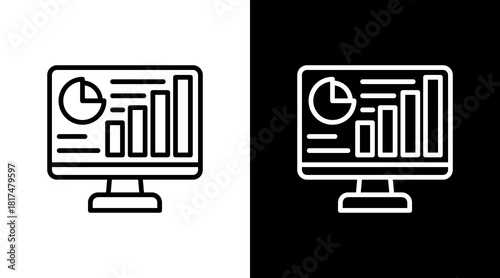 Dashboard With Icon Set Design