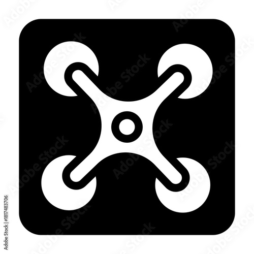 Technology ector, clip art, and symbol. Flat design of  technology concept and simple design