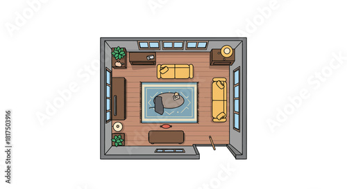 living room interior design a cozy space with furniture creating comfort and relaxation for lifestyle content enhancing home decor inspiration