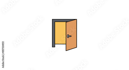 open door welcoming space of opportunity an invitation to new beginnings and possibilities representing choices and access to what lies behind