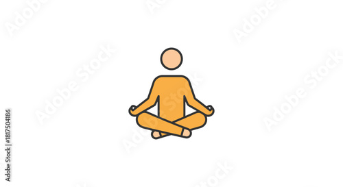 Person in lotus position meditating fostering relaxation and focus perfect for health and wellness blogs and articles about mental well-being.