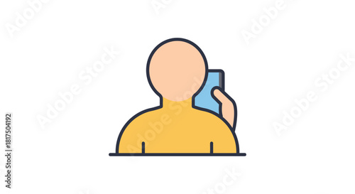 person on phone checking smartphone communication via mobile device modern design element technology digital connection mobile network access