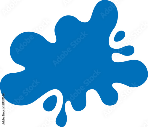vector illustration of a water splash
