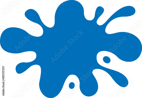 Vector of abstract splash shape