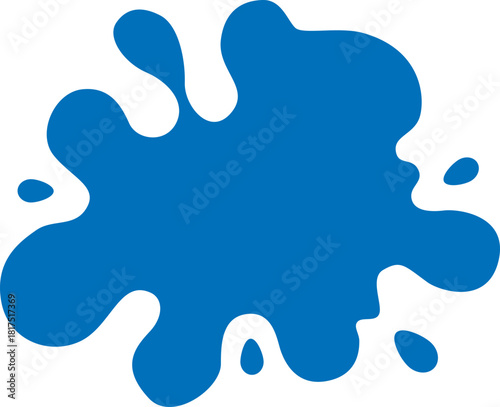 Vector illustration of abstract splash shape