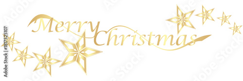 Merry Christmas background text illustration