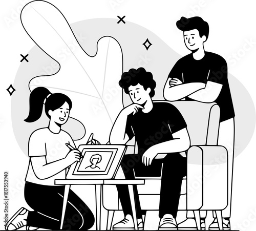 creative session vector illustration