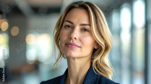 Wallpaper Mural Confident Businesswoman Portrait. Torontodigital.ca