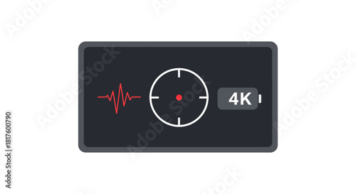 action camera recording 4k video capturing high-quality footage for outdoor adventures offering a compact and waterproof design ideal for travel blogs