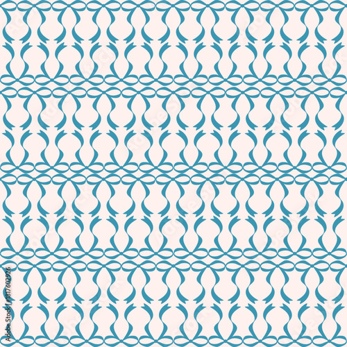 Set of seamless geometric pattern designs with decorative vintage elements