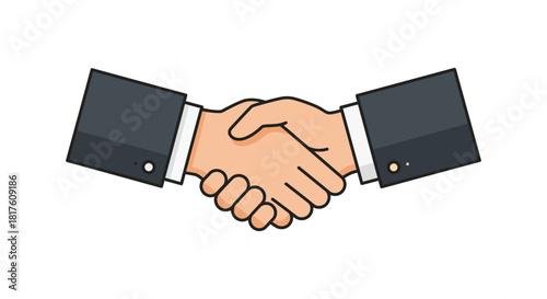business handshake sealing a deal with professional hands clasped emphasizing partnership trust and collaboration ideal for corporate agreements