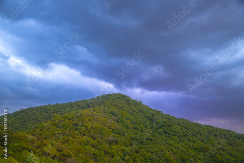Tropical Mountains Landscape, border of the states of São Paulo and Minas Gerais, city of Camanducaia, district of Monte Verde, Brazil