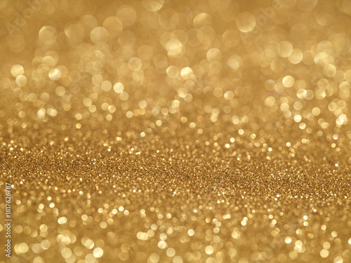 golden bokeh background close up