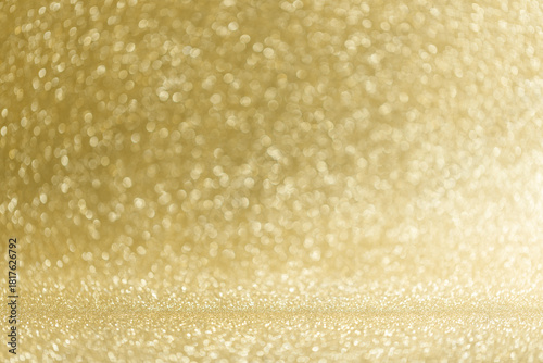 golden bokeh background close up