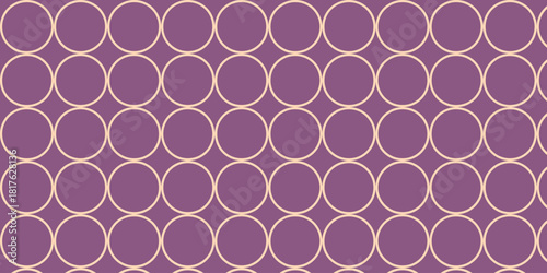simple peach outline circle grid pattern for banner poster background.