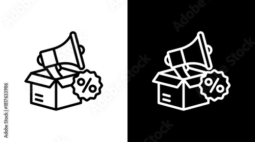 Promotion With Icon Set Design