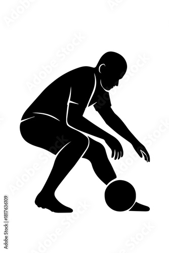 Futsal Dribble Low Stance