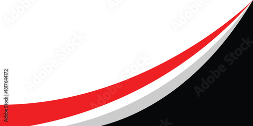 abstract creative black red curve background. modern background. used for banner, poster.