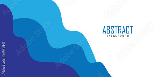 abstract creative blue organic shape background. modern background. used for business card, banner, poster.