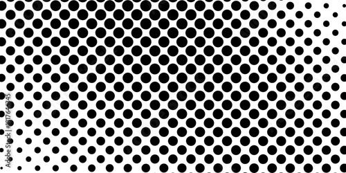 Grunge halftone gradient background. Faded grit noise texture. White and black sand wallpaper. Retro pixelated backdrop. EPS 10