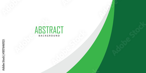 abstract creative green grey curve background. modern background. used for banner, poster.