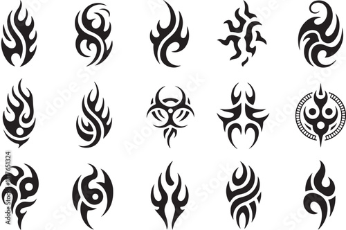 Tribal tattoo designs for creative body art work