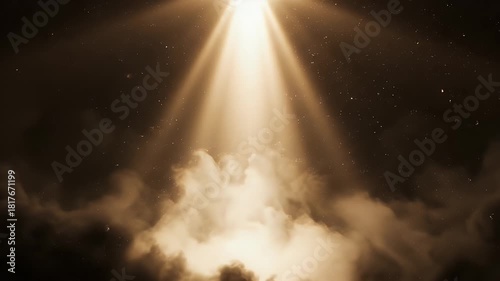 Wallpaper Mural Dark clouds with a faint glow of light breaking through, creating a dramatic and moody sky scene suitable for atmospheric or weather-related themes Torontodigital.ca