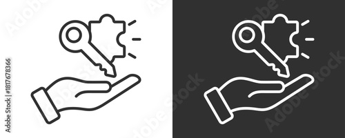 Problem Solving Icon Set Vector Collection Isolated In Black And White