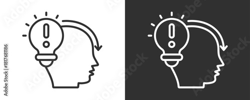 Awakening Icon Set Vector Collection Isolated In Black And White