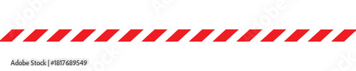 White and red striped caution tape
