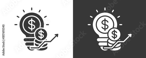 Innovation Icon Set Vector Collection Isolated In Black And White